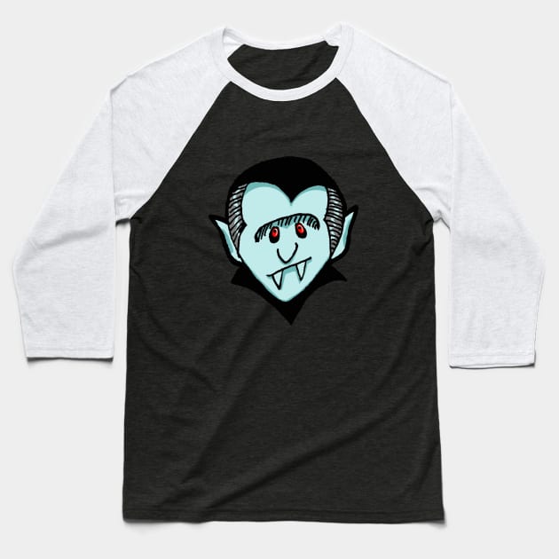 Drac Baseball T-Shirt by SquareDog